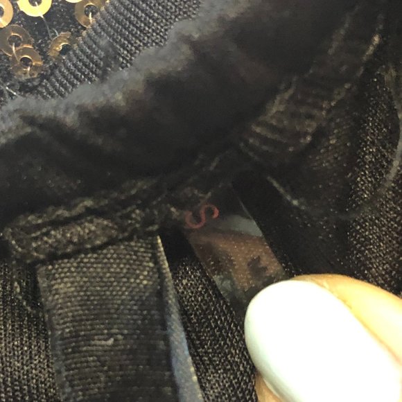 SAN JOY Women's Gold Sequined Babydoll Glamcore Crop Top Y2K Festival - Picture 9 of 11